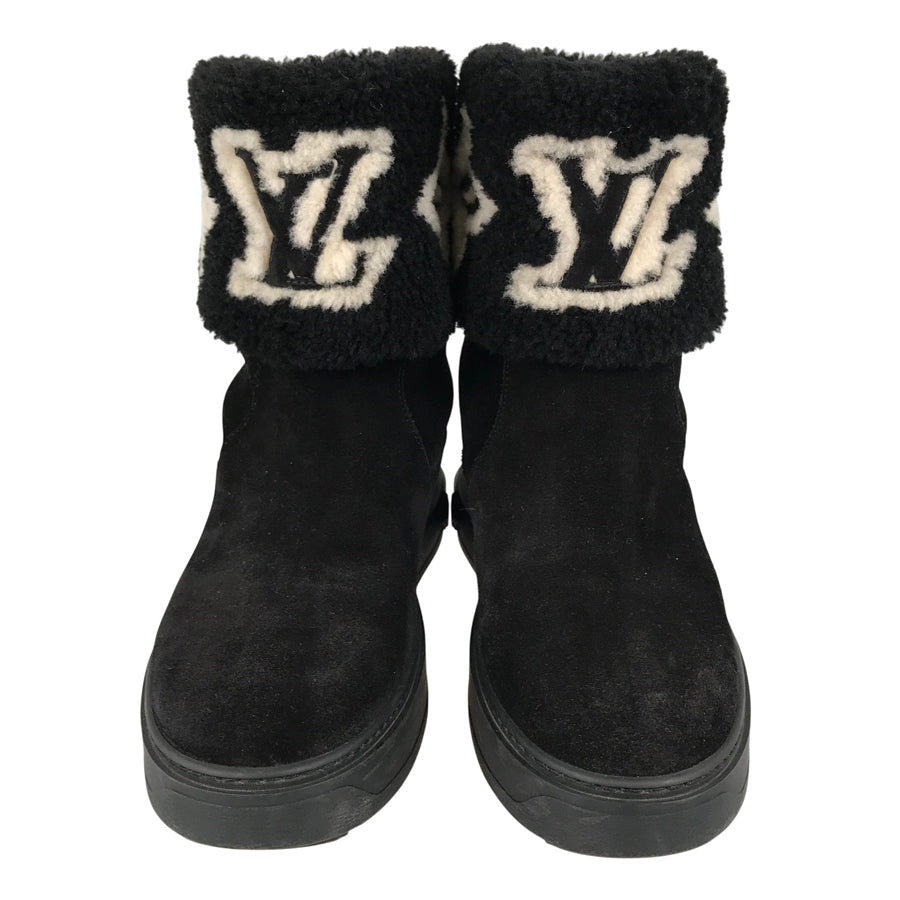 LOUIS VUITTON Monogram snowdrop line Women's Boots
