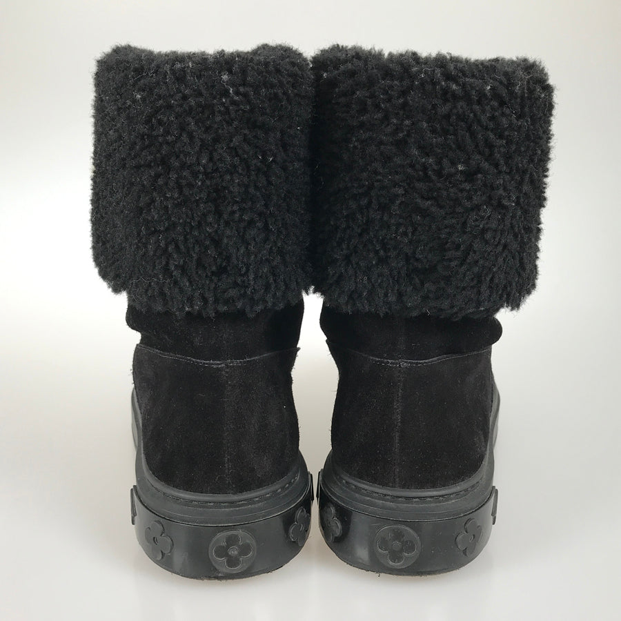 LOUIS VUITTON Monogram snowdrop line Women's Boots