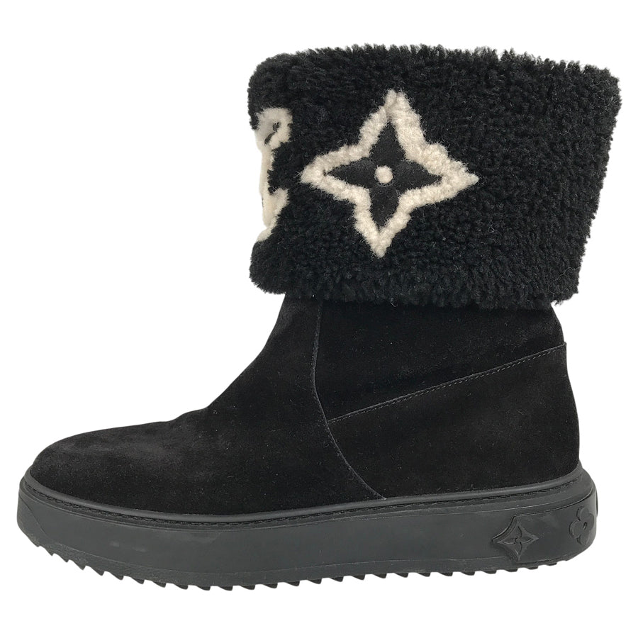LOUIS VUITTON Monogram snowdrop line Women's Boots