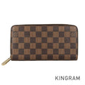 LOUIS VUITTON Damier Zippy Wallet N60015 Long wallet Round zipper