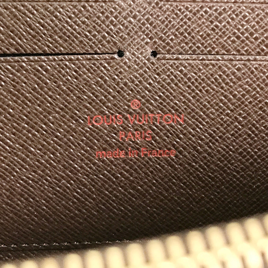 LOUIS VUITTON Damier Zippy Wallet N60015 Long wallet Round zipper