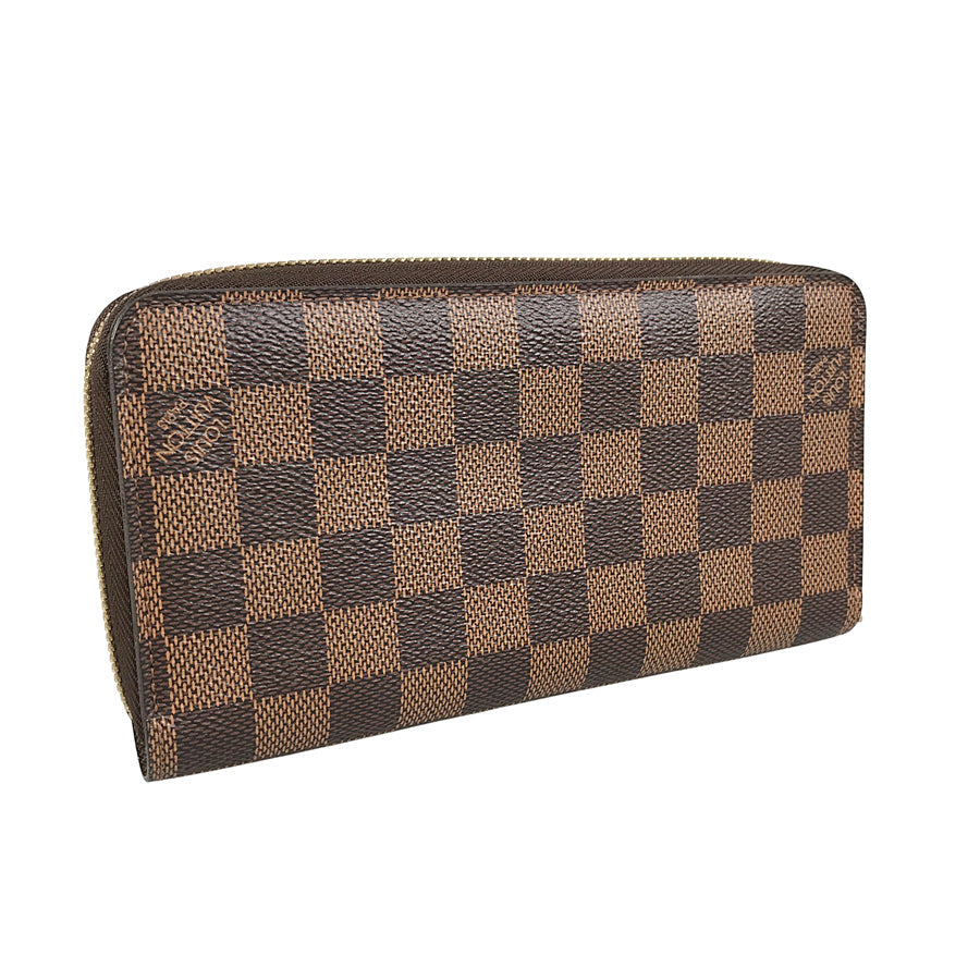 LOUIS VUITTON Damier Zippy Wallet N60015 Long wallet Round zipper