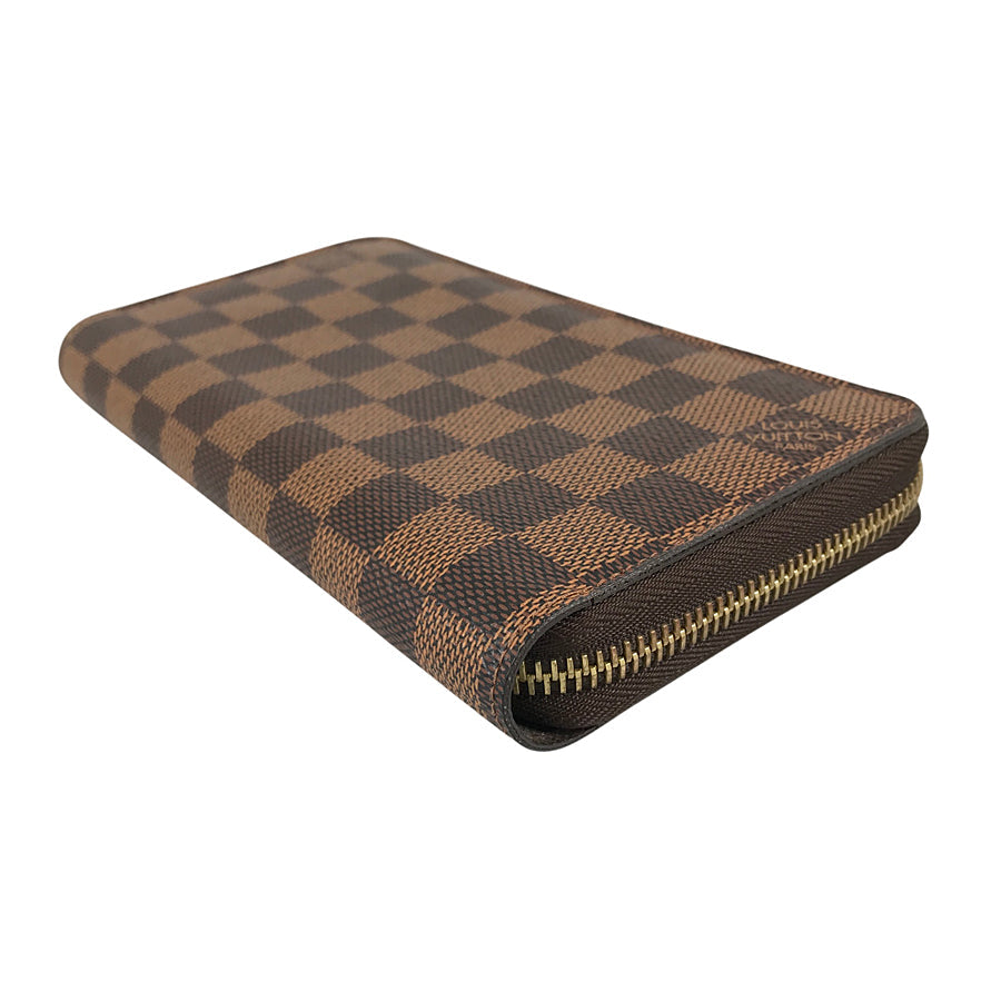 LOUIS VUITTON Damier Zippy Wallet N60015 Long wallet Round zipper