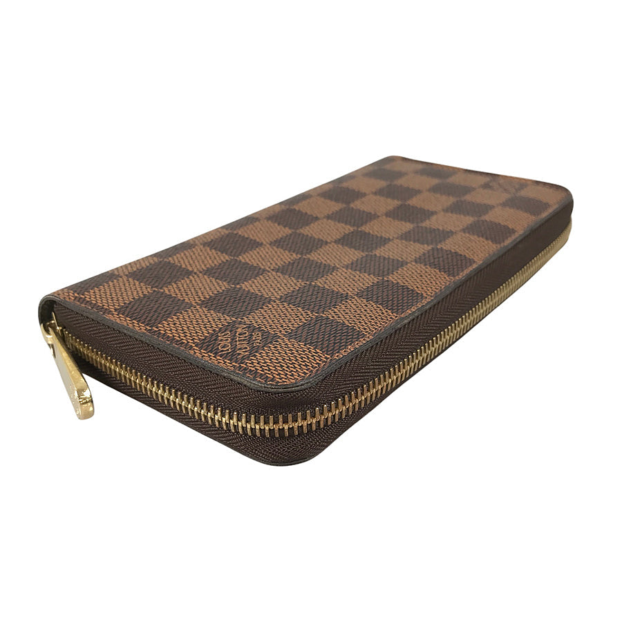 LOUIS VUITTON Damier Zippy Wallet N60015 Long wallet Round zipper