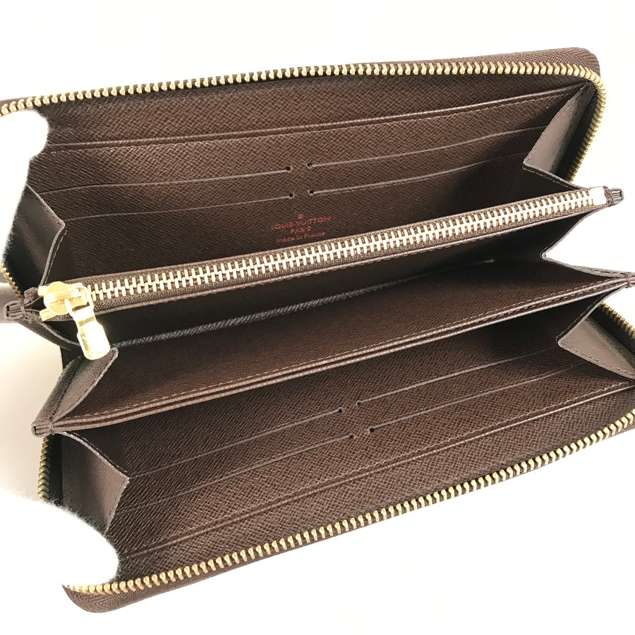 LOUIS VUITTON Damier Zippy Wallet N60015 Long wallet Round zipper