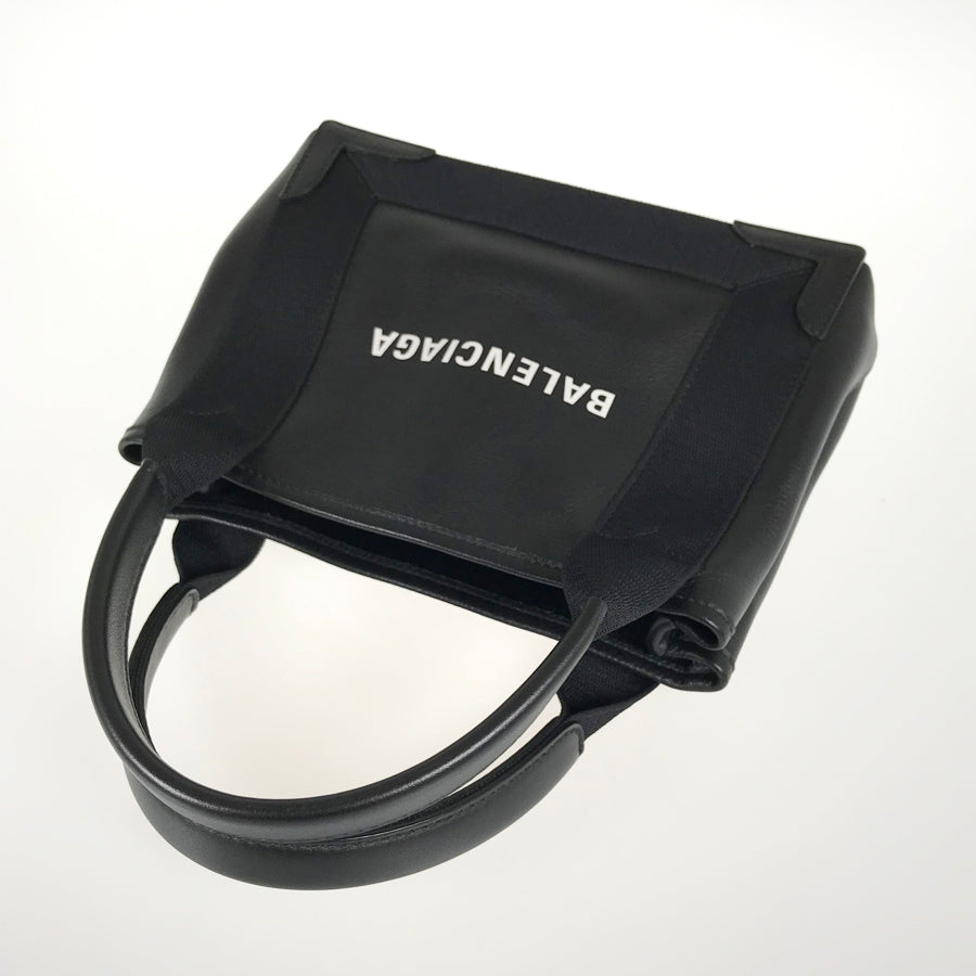 BALENCIAGA Navy Cavas XS Hand bag
