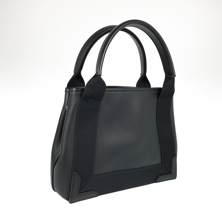 BALENCIAGA Navy Cavas XS Hand bag
