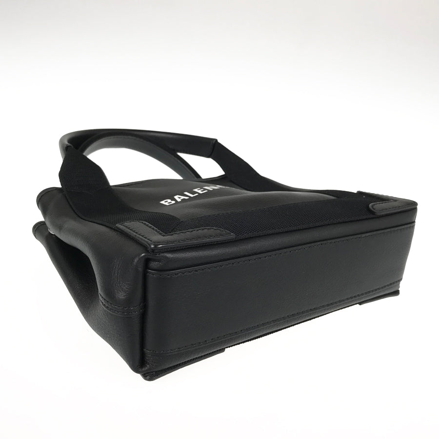 BALENCIAGA Navy Cavas XS Hand bag