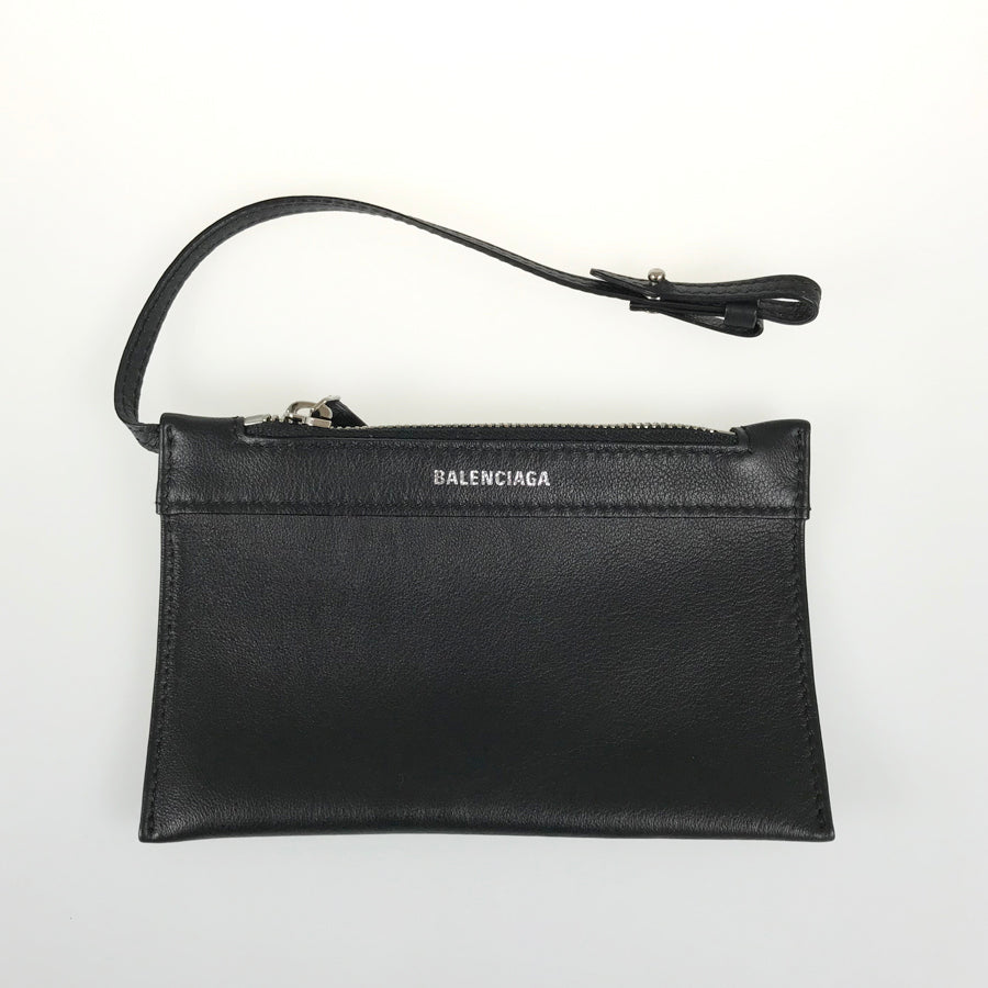 BALENCIAGA Navy Cavas XS Hand bag