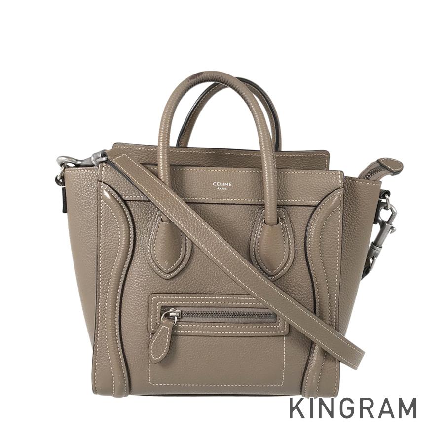 CELINE Luggage Nano Shopper Hand bag