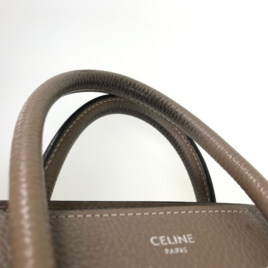 CELINE Luggage Nano Shopper Hand bag