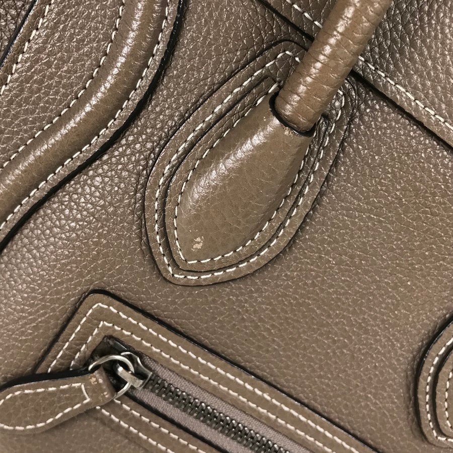 CELINE Luggage Nano Shopper Hand bag