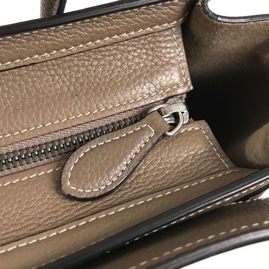 CELINE Luggage Nano Shopper Hand bag