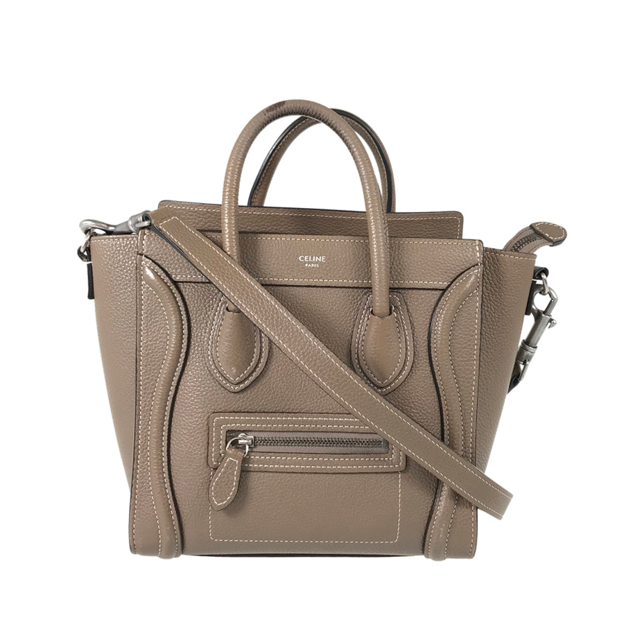 CELINE Luggage Nano Shopper Hand bag