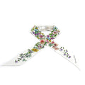 Dior Mitzah Flora Silk Scarf