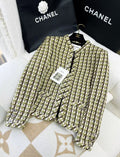 Chanel 23 cruise green tweed jacket