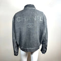Chanel Denim Oversized Logo Jacket