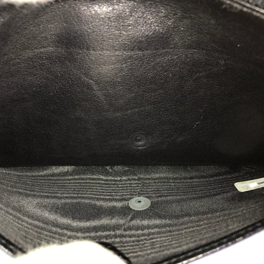 CHANEL Long wallet Folding cover lid
