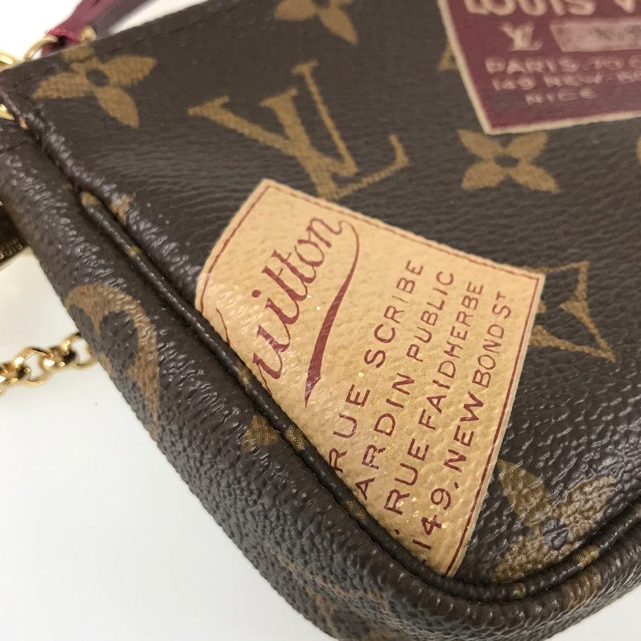 LOUIS VUITTON Monogram Mini Pochette Accessoires travel collection M63798 Pouch