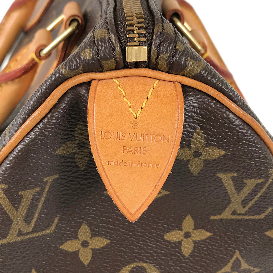 LOUIS VUITTON Monogram Speedy 25 M41528 Hand bag