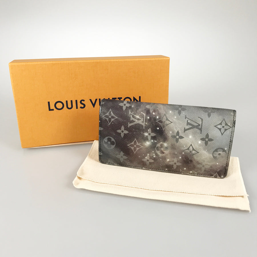 LOUIS VUITTON Monogram Galaxy Portefeuille Brazza M63871 Long wallet bifold