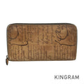 Berluti Calligraphy E0157 Long wallet Round zipper