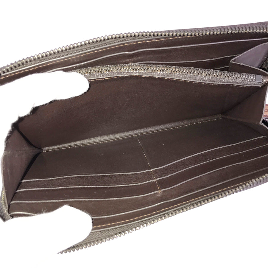 Berluti Calligraphy E0157 Long wallet Round zipper