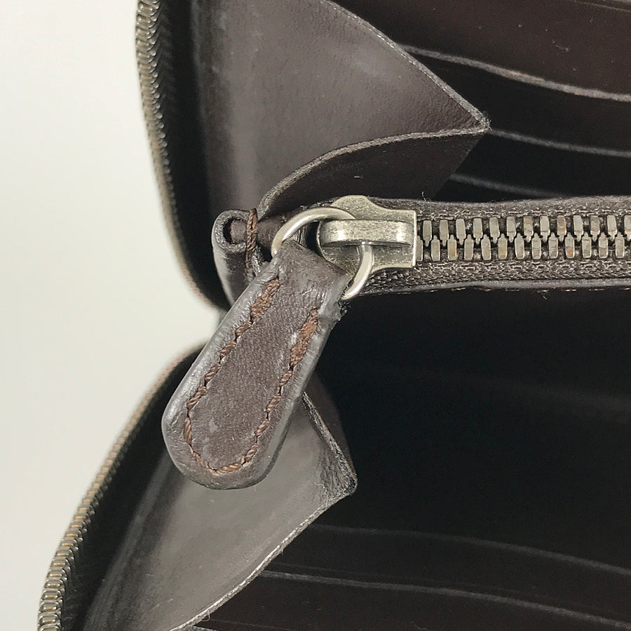 Berluti Calligraphy E0157 Long wallet Round zipper