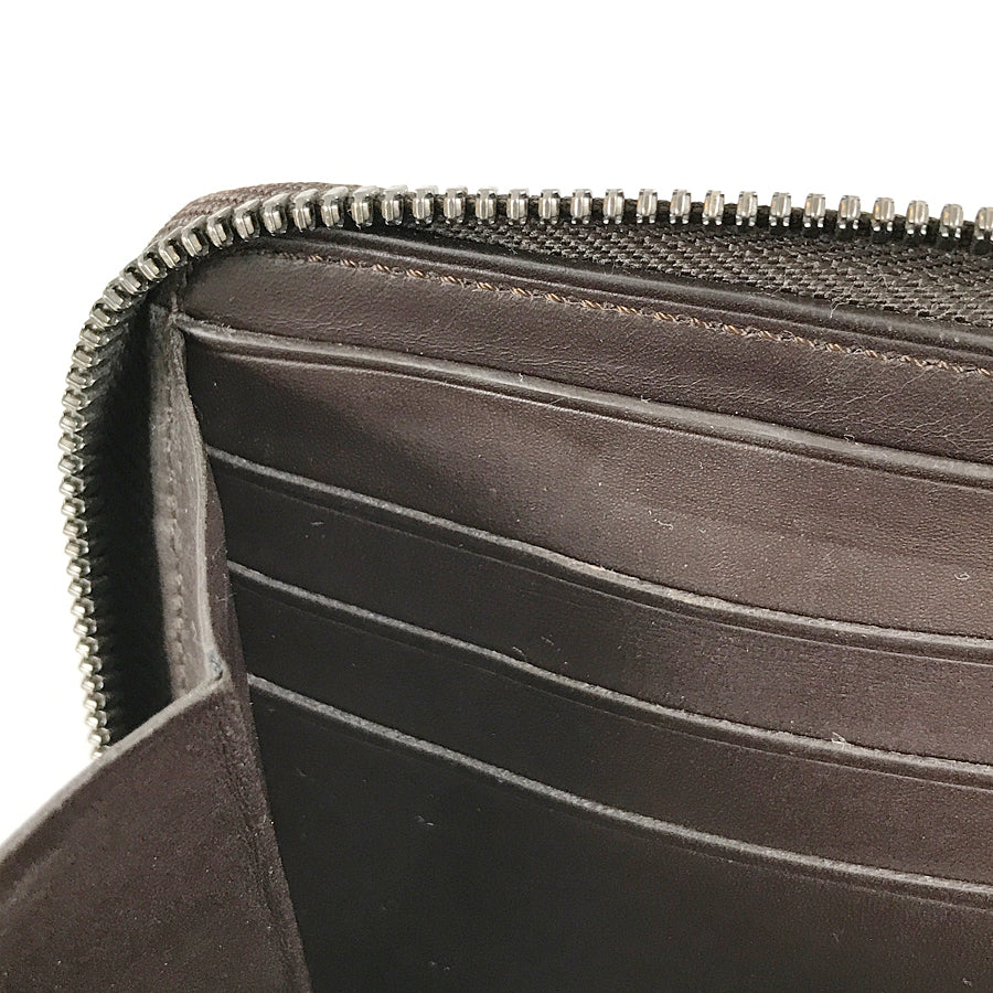 Berluti Calligraphy E0157 Long wallet Round zipper