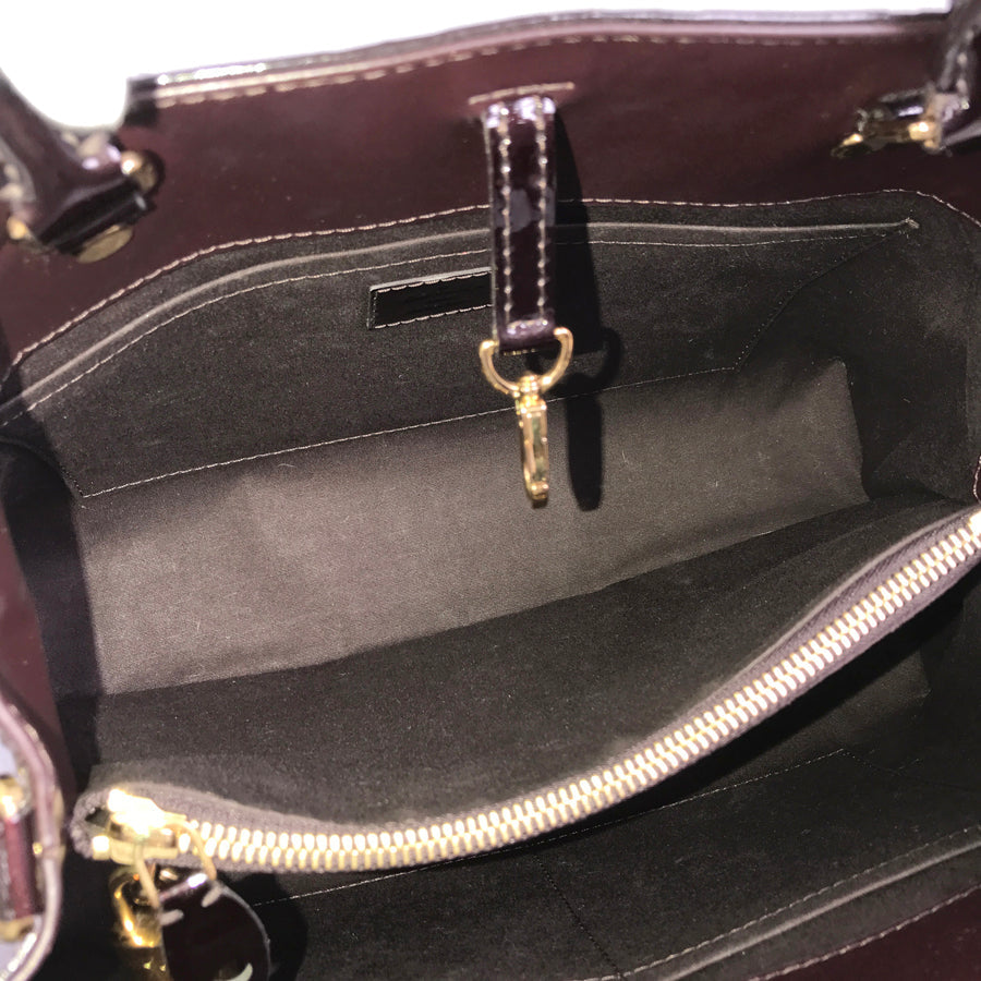 LOUIS VUITTON Monogram Vernis Montaigne MM M50400 Hand bag