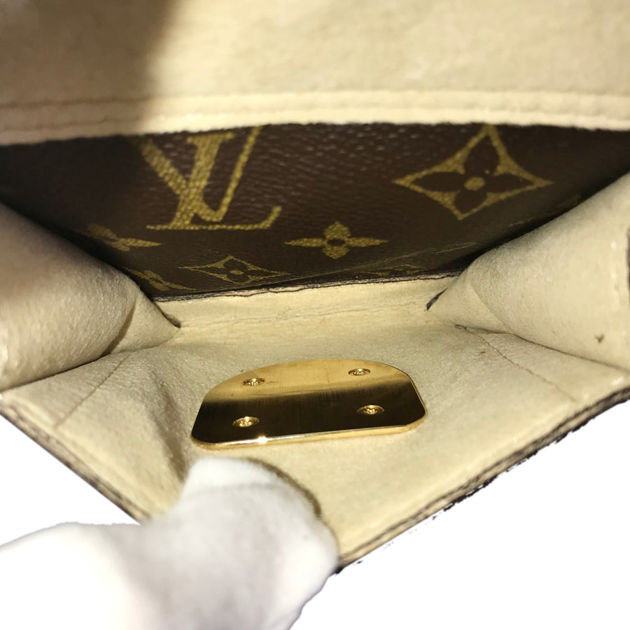 LOUIS VUITTON Monogram Manhattan PM M40026 Hand bag