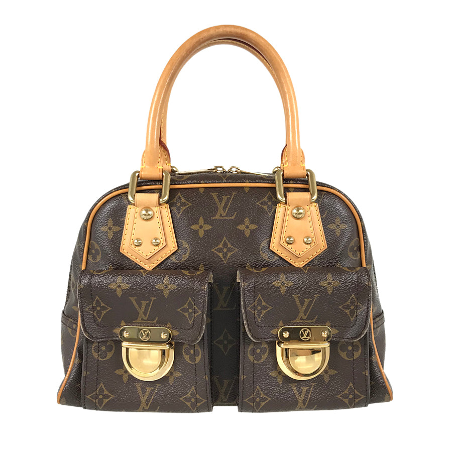 LOUIS VUITTON Monogram Manhattan PM M40026 Hand bag