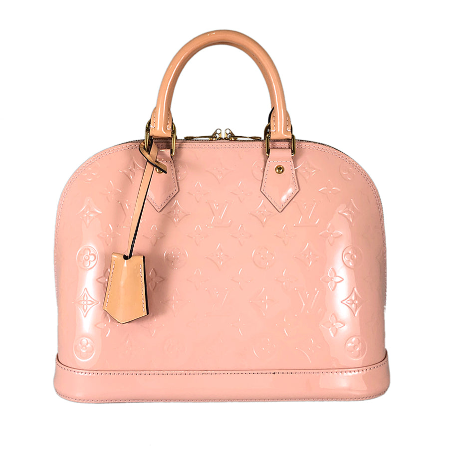 LOUIS VUITTON Monogram Vernis Alma PM M50412 Hand bag