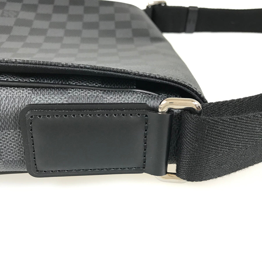 LOUIS VUITTON Damier Graphite District PM N41260 Shoulder bag