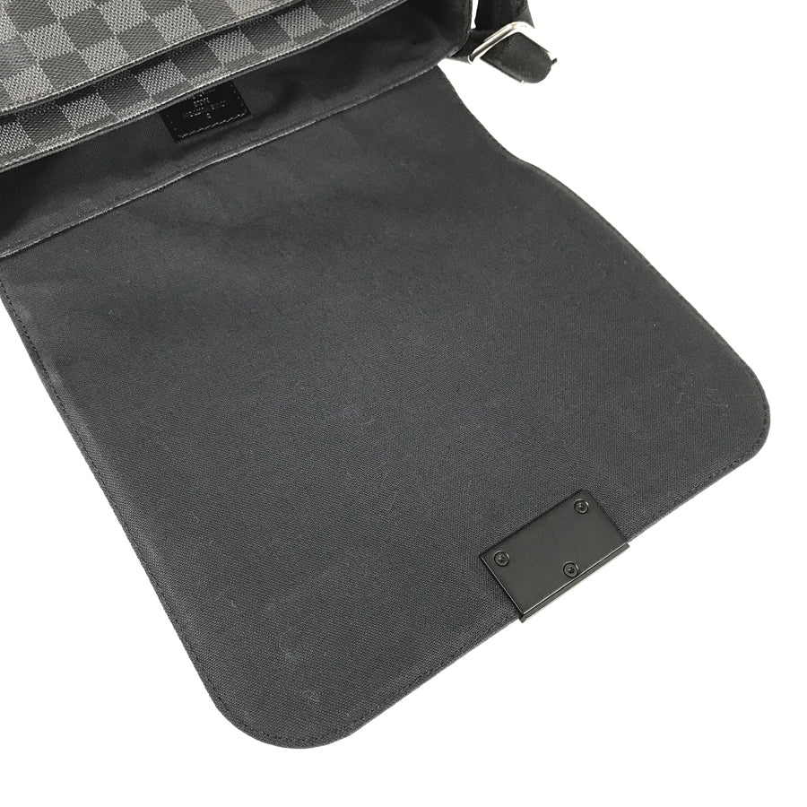 LOUIS VUITTON Damier Graphite District PM N41260 Shoulder bag