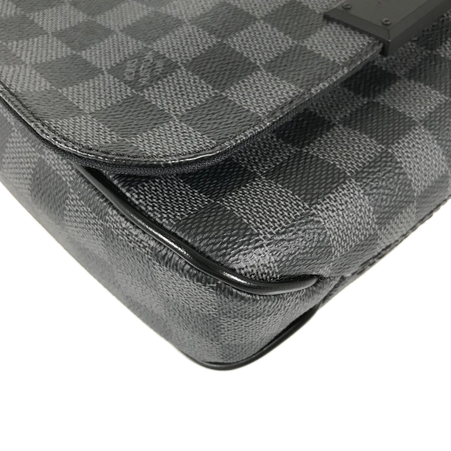 LOUIS VUITTON Damier Graphite District PM N41260 Shoulder bag