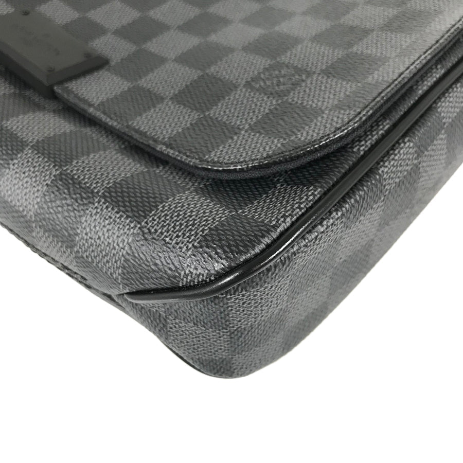 LOUIS VUITTON Damier Graphite District PM N41260 Shoulder bag