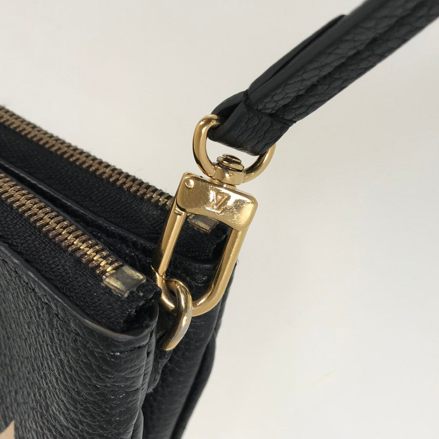 LOUIS VUITTON Monogram Empreinte Bicolor Pochette Double Zip M80787 Shoulder bag