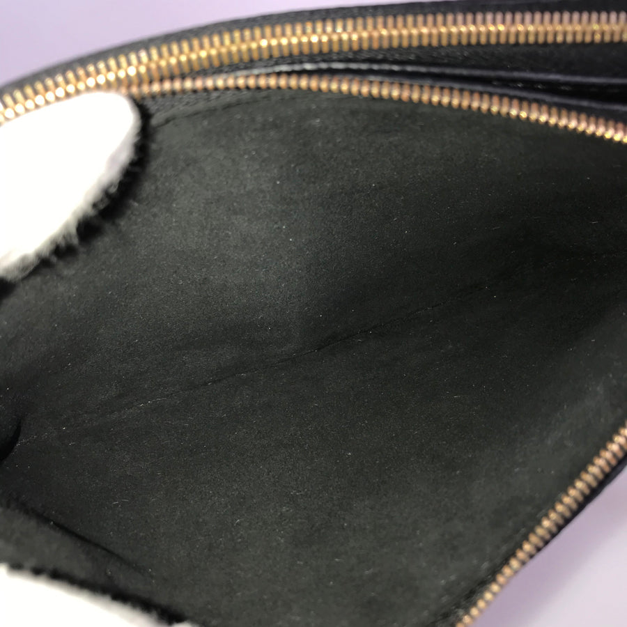 LOUIS VUITTON Monogram Empreinte Bicolor Pochette Double Zip M80787 Shoulder bag