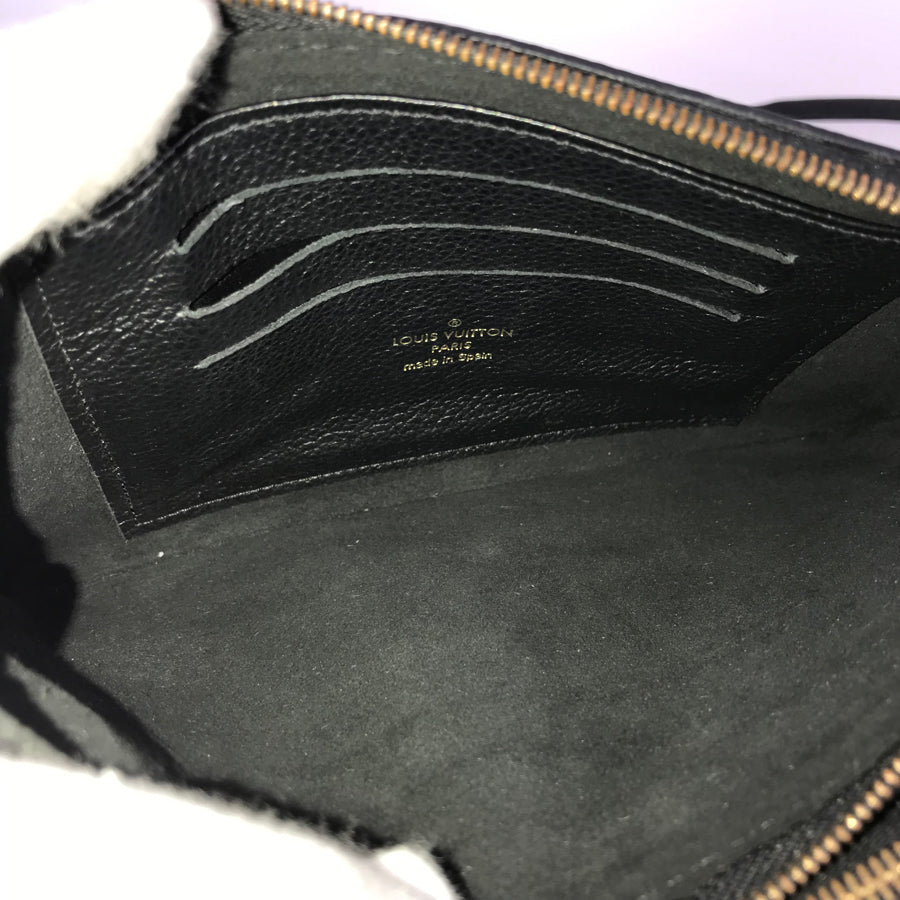 LOUIS VUITTON Monogram Empreinte Bicolor Pochette Double Zip M80787 Shoulder bag