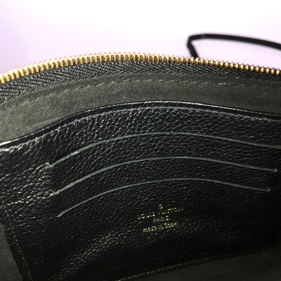 LOUIS VUITTON Monogram Empreinte Bicolor Pochette Double Zip M80787 Shoulder bag