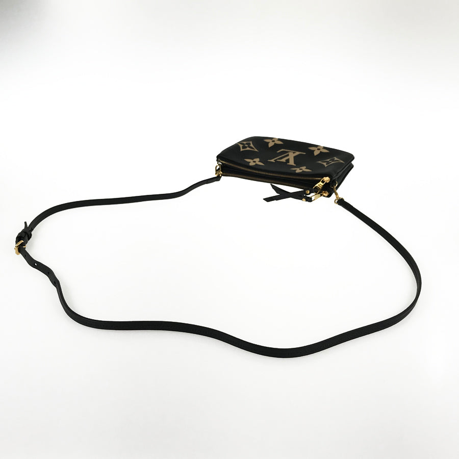LOUIS VUITTON Monogram Empreinte Bicolor Pochette Double Zip M80787 Shoulder bag