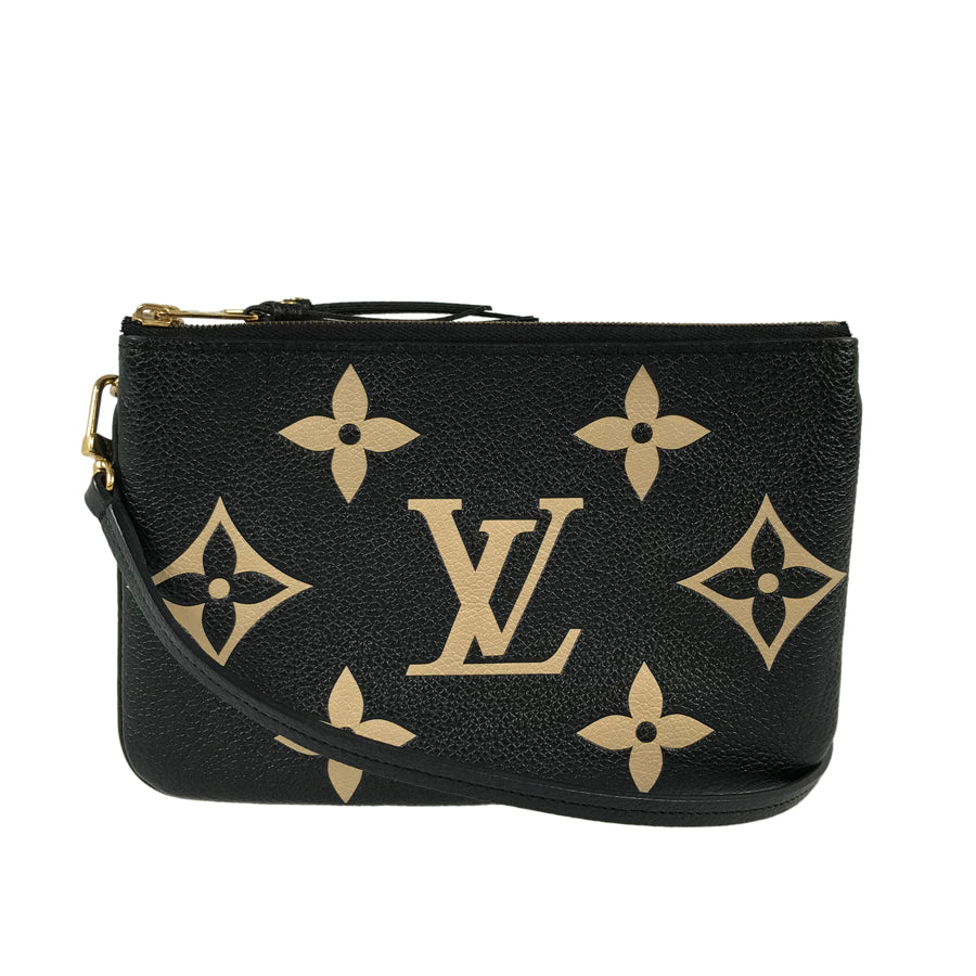 LOUIS VUITTON Monogram Empreinte Bicolor Pochette Double Zip M80787 Shoulder bag