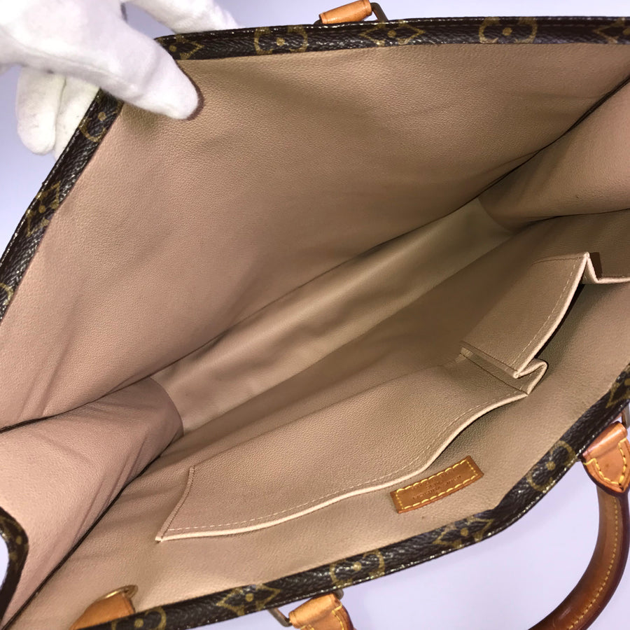 LOUIS VUITTON Monogram Sac Pla M51140 Hand bag