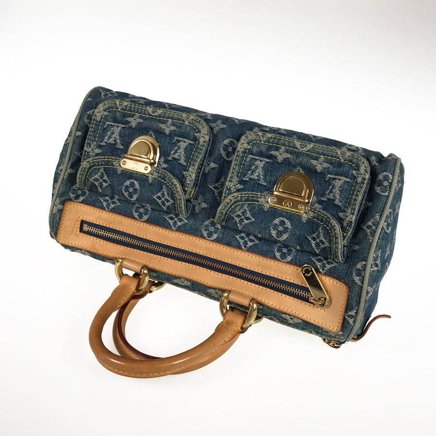 LOUIS VUITTON Monogram Denim Neo Speedy M95019 Hand bag