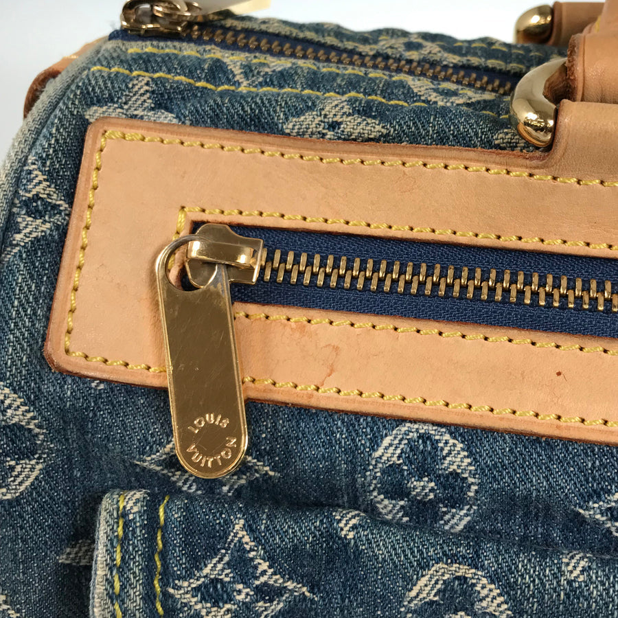 LOUIS VUITTON Monogram Denim Neo Speedy M95019 Hand bag