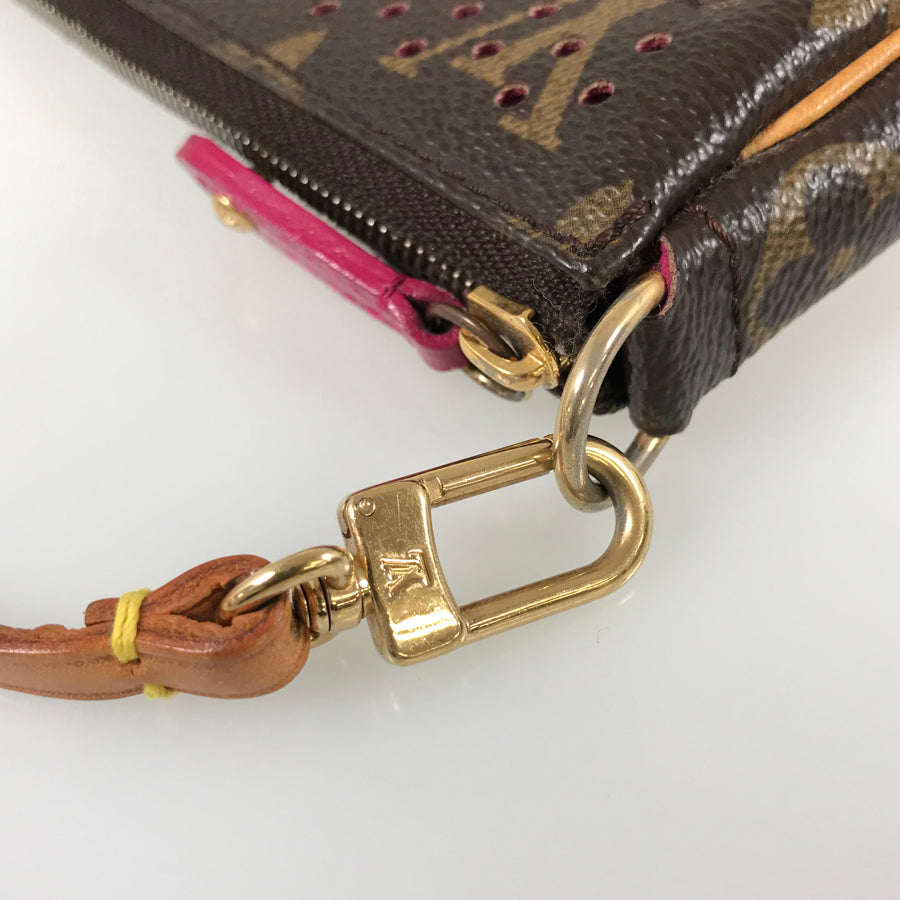 LOUIS VUITTON Monogram Perfo Pochette Accessoires M95183 Pouch