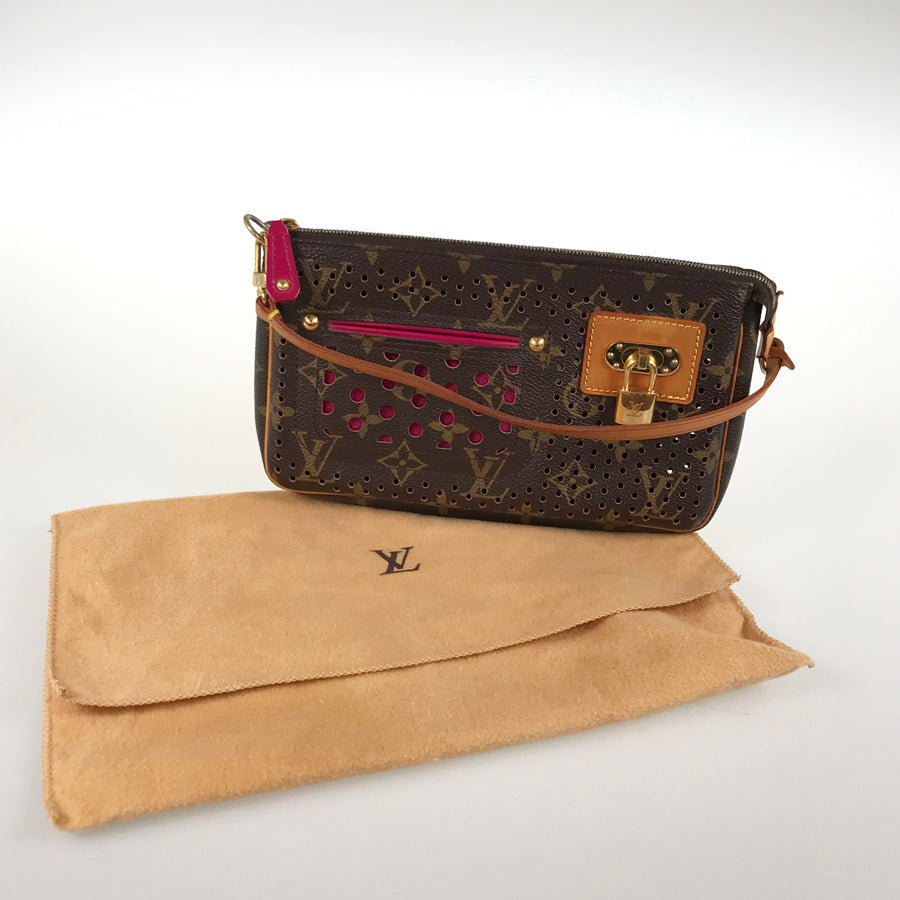 LOUIS VUITTON Monogram Perfo Pochette Accessoires M95183 Pouch
