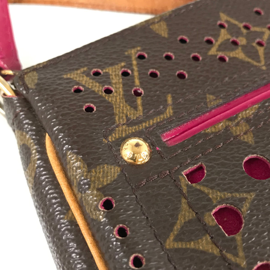 LOUIS VUITTON Monogram Perfo Pochette Accessoires M95183 Pouch
