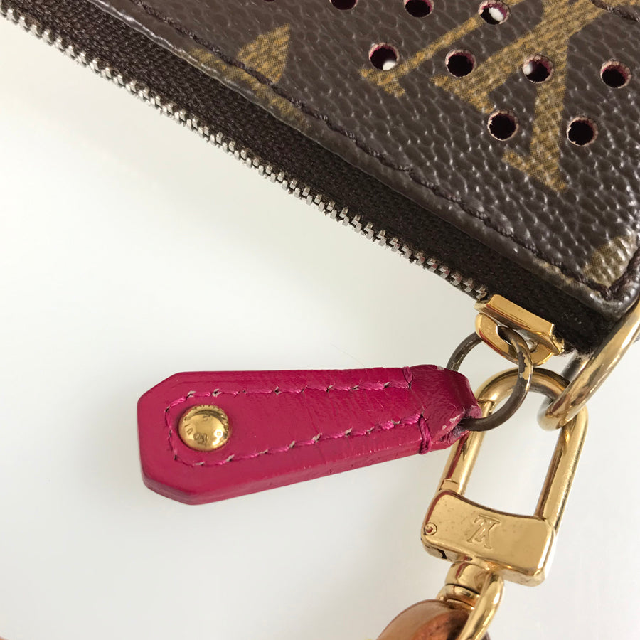 LOUIS VUITTON Monogram Perfo Pochette Accessoires M95183 Pouch